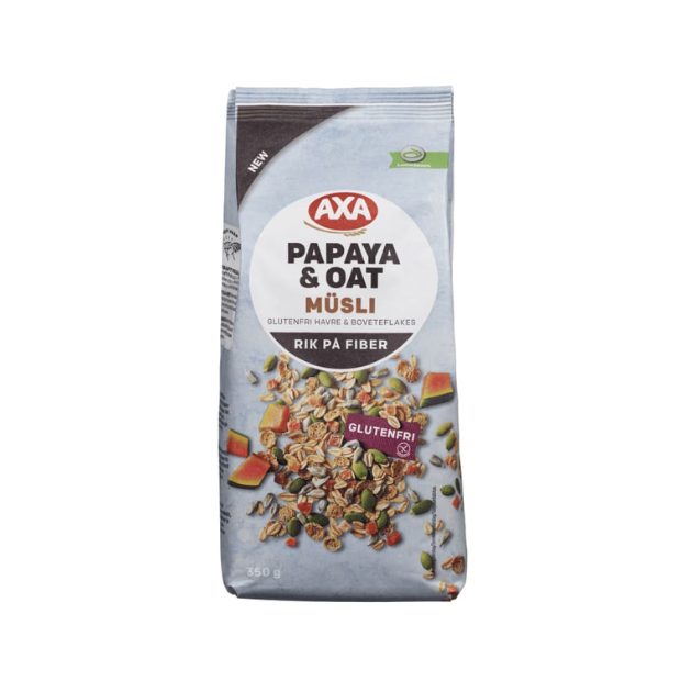 Muesli Papaya Gluten-Free - Müsli Papaya glutenfri 350g Axa